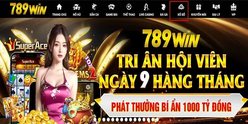 Giới thiệu qua thông tin về sảnh xổ số của 789WIN